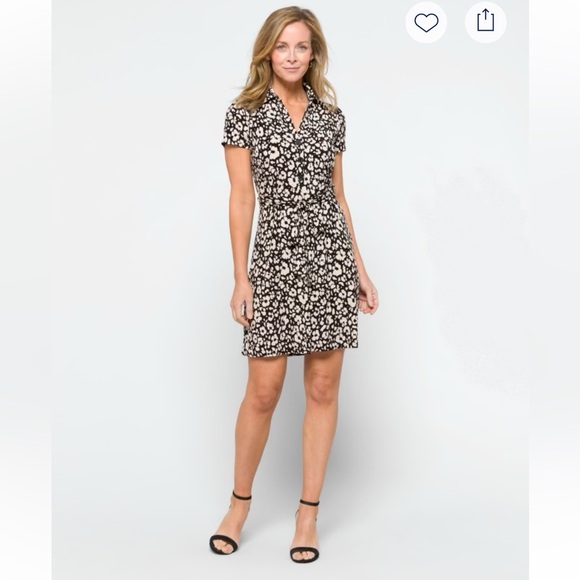 Kaileigh Stylish Black and Cream Women's Dress size medium. - Picture 1 of 11